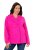 Ulla Popken 846021 Cappotto in pile Rosa - Cappotti - Cappotti taglie forti da donna