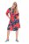 Ulla Popken 846164 Abito chemisier a fiori Rosso - Vestiti midi - Abiti midi taglie comode