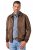 JP1880 846200 Giacca bomber effetto camoscio Marrone scuro - Giubbotti - Giubbotti Uomo Taglie Forti