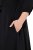 Ulla Popken 846373 Abito midi con cintura da annodare Nero - Vestiti midi - Abiti midi taglie comode
