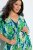 Ulla Popken 846493 Abito fantasia Petrolio - Caftani - 
