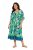Ulla Popken 846493 Abito fantasia Petrolio - Caftani - 