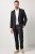 JP1880 Korsika Blazer effetto lino Nero - Abiti - Abiti da Uomo Taglie Forti