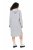 Ulla Popken 846886 Abito in felpa con cappuccio Grigio melange - Abiti in felpa - 