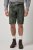 JP1880 846895 Bermuda in pelle scamosciata di capra Oliva scuro - Shorts - Pantaloncini Uomo Taglie Forti