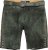JP1880 846895 Bermuda in pelle scamosciata di capra Oliva scuro - Shorts - Pantaloncini Uomo Taglie Forti