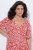Ulla Popken 846912 Abito midi fantasia Corallo - Vestiti midi - Abiti midi taglie comode
