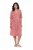Ulla Popken 846912 Abito midi fantasia Corallo - Vestiti midi - Abiti midi taglie comode