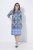 Ulla Popken 846952 Abito chemisier a fiori Bianco - Vestiti midi - Abiti midi taglie comode