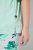 Ulla Popken 846971 Pigiama fantasia Verde chiaro - Pigiami/Loungewear - 