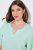 Ulla Popken 846971 Pigiama fantasia Verde chiaro - Pigiami/Loungewear - 
