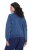 Ulla Popken 847035 Giacca trapuntata Blu denim - Giacche - Giacche taglie forti da donna
