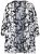 Ulla Popken 847060 Giacca aperta in chiffon devoré Nero - Giacche - Giacche taglie forti da donna