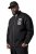 STHUGE 847083 Giacca varsity in tessuto scuba Nero - Giubbotti - Giubbotti Uomo Taglie Forti
