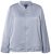 Ulla Popken 847191 Giubbotto luccicante con collo college Grigio - Giacche - Giacche taglie forti da donna