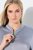 Ulla Popken 847191 Giubbotto luccicante con collo college Grigio - Giacche - Giacche taglie forti da donna