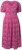 Ulla Popken 847409 Abito lungo fantasia Rosso bacca - Vestiti maxi - Abiti maxi taglie forti