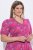 Ulla Popken 847409 Abito lungo fantasia Rosso bacca - Vestiti maxi - Abiti maxi taglie forti