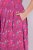 Ulla Popken 847409 Abito lungo fantasia Rosso bacca - Vestiti maxi - Abiti maxi taglie forti