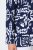 Ulla Popken 847586 Blazer in jacquard floreale Blu scuro - Blazer - Blazer Taglie Forti da Donna