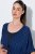 Ulla Popken 847654 Abito fantasia Blu scuro - Caftani - 