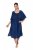 Ulla Popken 847654 Abito fantasia Blu scuro - Caftani - 