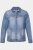 STHUGE 847739 Giacca di jeans dal look vintage Azzurro - Giubbotti - Giubbotti Uomo Taglie Forti