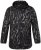 Jay-Pi 847852 Giacca outdoor ultraleggera con stampa riflettente Nero - Giubbotti - Giubbotti Uomo Taglie Forti