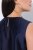 Ulla Popken 847918 Abito in chiffon a fiori Blu scuro - Vestiti midi - Abiti midi taglie comode