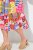 Ulla Popken 848015 Abito midi fantasia con coulisse Rosa - Vestiti midi - Abiti midi taglie comode