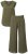 Ulla Popken 848131 Pigiama con pizzo Verde oliva - Pigiami/Loungewear - 