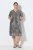 Ulla Popken 848137 Abito di paillettes animalier Beige - Abiti da sera - Abiti da sera taglie forti