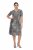 Ulla Popken 848137 Abito di paillettes animalier Beige - Abiti da sera - Abiti da sera taglie forti