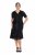 Ulla Popken 848140 Abito di paillettes Nero - Abiti da sera - Abiti da sera taglie forti