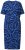 Ulla Popken 848162 Abito midi fantasia Blu scuro - Vestiti midi - Abiti midi taglie comode