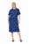 Ulla Popken 848162 Abito midi fantasia Blu scuro - Vestiti midi - Abiti midi taglie comode