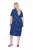 Ulla Popken 848162 Abito midi fantasia Blu scuro - Vestiti midi - Abiti midi taglie comode