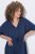 Ulla Popken 848224 Abito midi con coulisse Blu scuro - Vestiti midi - Abiti midi taglie comode