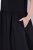Ulla Popken 848305 Abito midi senza maniche con scollo a V Nero - Vestiti midi - Abiti midi taglie comode