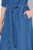 Ulla Popken 848491 Abito chemisier Blu denim - Vestiti midi - Abiti midi taglie comode
