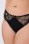 Ulla Popken 848522 Perizoma con pizzo confezione da 3 Nero - Slip - 