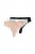 Ulla Popken 848522 Perizoma con pizzo confezione da 3 Nero - Slip - 