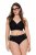 Ulla Popken 848693 Culotte con pizzo Nero - Slip - 