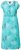 Ulla Popken 848696 Abito midi fantasia con scollo a V Turchese - Vestiti midi - Abiti midi taglie comode