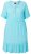 Ulla Popken 848724 Abito fantasia con volant Turchese - Abiti - Vestiti per tutte le taglie