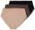 Ulla Popken 848803 Slip con pizzo confezione da 3 Nero - Slip - 