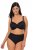 Ulla Popken 848803 Slip con pizzo confezione da 3 Nero - Slip - 
