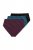 Ulla Popken 848803 Slip con pizzo confezione da 3 Bordeaux - Slip - 