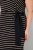 Ulla Popken 848921 Abito in jersey a righe con cintura da annodare Nero - Vestiti maxi - Abiti maxi taglie forti