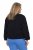 Ulla Popken 848940 Bomber Nero - Giacche - Giacche taglie forti da donna